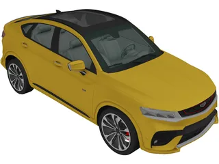 Geely Xingyue (2019) 3D Model preview