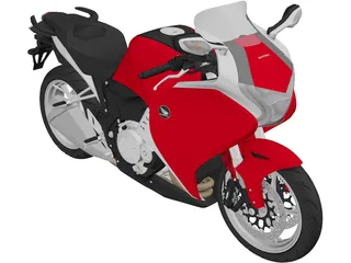Honda VFR 1200 F (2015) 3D Model preview