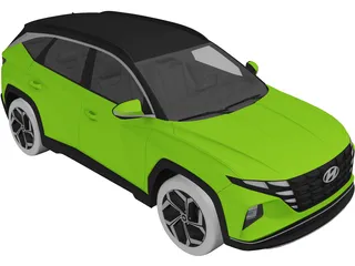 Hyundai Tucson Hybrid (2021) 3D Model preview