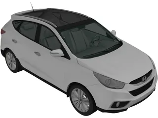 Hyundai ix35 (2011) 3D Model preview