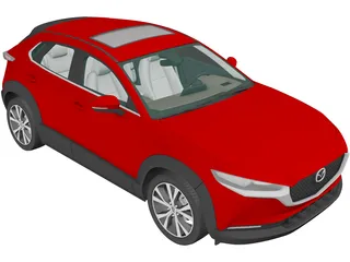 Mazda CX-30 (2020) 3D Model preview