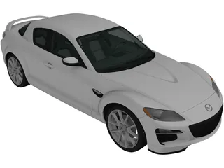 Mazda RX-8 (2008) 3D Model preview