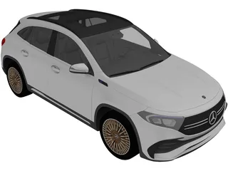 Mercedes-Benz EQA (2022) 3D Model preview