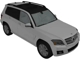 Mercedes-Benz GLK 350 (2010) 3D Model preview