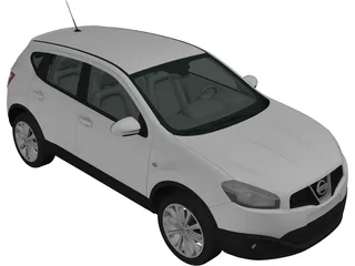 Nissan Qashqai (2010) 3D Model preview