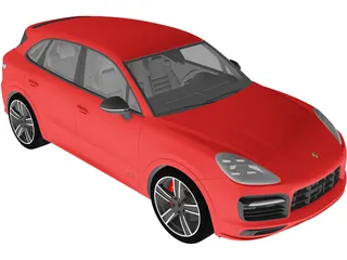 Porsche Cayenne GTS (2020) 3D Model preview