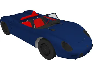 Porsche 718 Spyder RS (1960) 3D Model preview