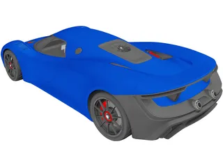 Porsche 917 Concept (2013) 3D Model preview