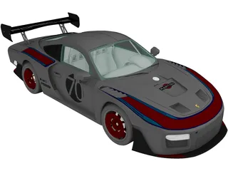 Porsche 935 (2019) 3D Model preview