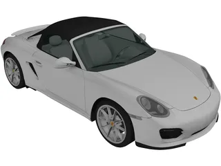 Porsche Boxster Spyder (2011) 3D Model preview
