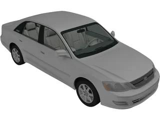 Toyota Avalon XL (2001) 3D Model preview