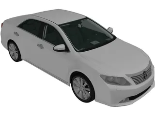 Toyota Camry (2011) 3D Model preview