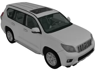 Toyota Land Cruiser Prado (2010) 3D Model preview