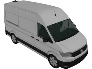 Volkswagen Crafter L1H2 (2017) 3D Model preview