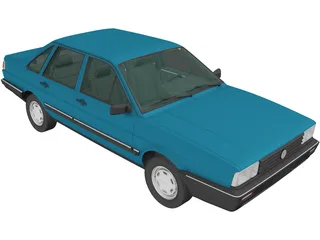 Volkswagen Santana (1985) 3D Model preview