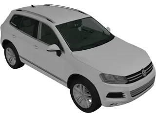 Volkswagen Touareg (2010) 3D Model preview