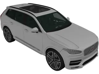 Volvo XC90 (2016) 3D Model preview
