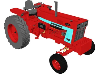 Case IH Farmall 1066 Hydro 3D Model preview