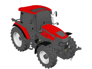 Case IH Farmall C Series 3D Model preview