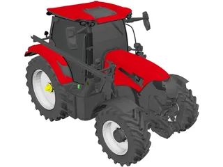Case IH Maxxum Series 3D Model preview
