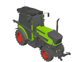 Fendt 200 V Vario 3D Model preview