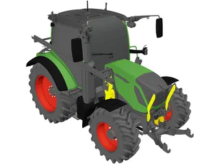 Fendt 300 Vario 3D Model preview