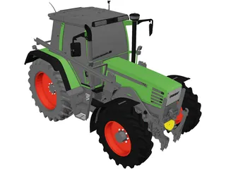 Fendt 500 Favorit 3D Model preview