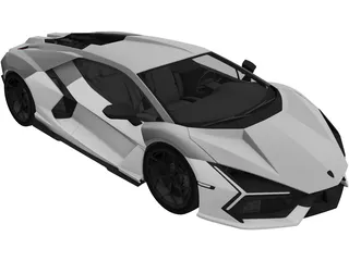 Lamborghini Revuelto (2023) 3D Model preview