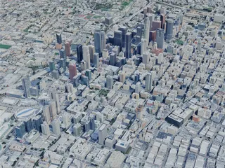 Los Angeles City, USA (2024) 3D Model preview