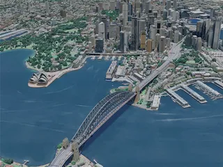 Sydney City, Australia (2023) 3D Model preview