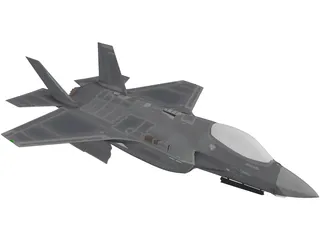 Lockheed Martin F-35 Lightning II 3D Model preview