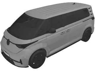 Volkswagen ID Buzz GTX 3D Model preview