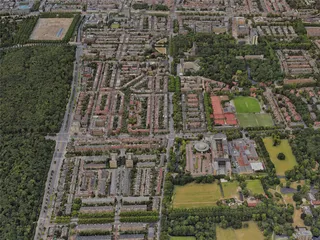 Hague City, Netherlands (2023) 3D Model preview