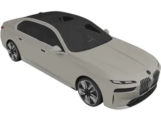 BMW i7 (2024) 3D Model preview
