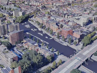 Groningen City, Netherlands (2023) 3D Model preview