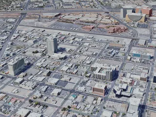Las Vegas City, Downtown, USA (2023) 3D Model preview