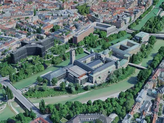 Munich City, Germany (2023) 3D Model preview