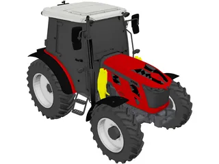 Massey Ferguson MF 3700 AL 3D Model preview