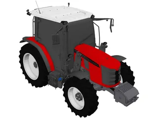 Massey Ferguson MF 4700 M 3D Model preview