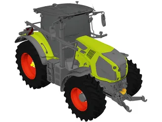 CLAAS Axion 870-800 3D Model preview