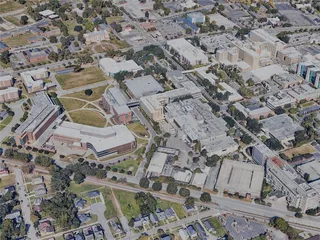 Augusta City, GA, USA (2023) 3D Model preview