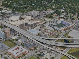Birmingham City, AL, USA (2023) 3D Model preview