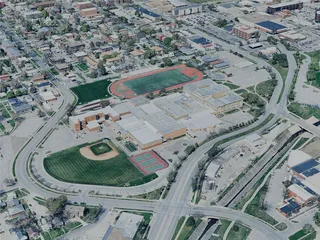 Lincoln City, NE, USA (2024) 3D Model preview