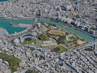 Naha City, Japan (2023) 3D Model preview