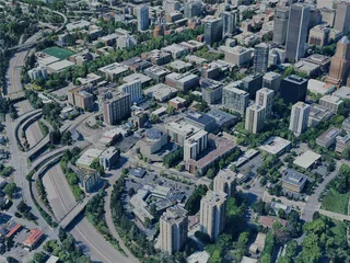 Portland City, OR, USA (2024) 3D Model preview