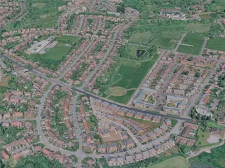 Sheffield City, UK (2023) 3D Model preview