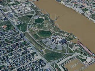 Toledo City, OH, USA (2024) 3D Model preview