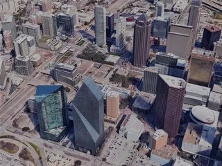 Dallas City, TX, USA (2024) 3D Model preview