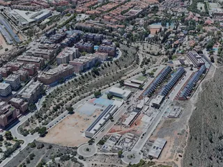 Granada City, Spain (2023) 3D Model preview