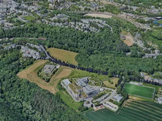 Luxembourg City, Luxembourg (2023) 3D Model preview